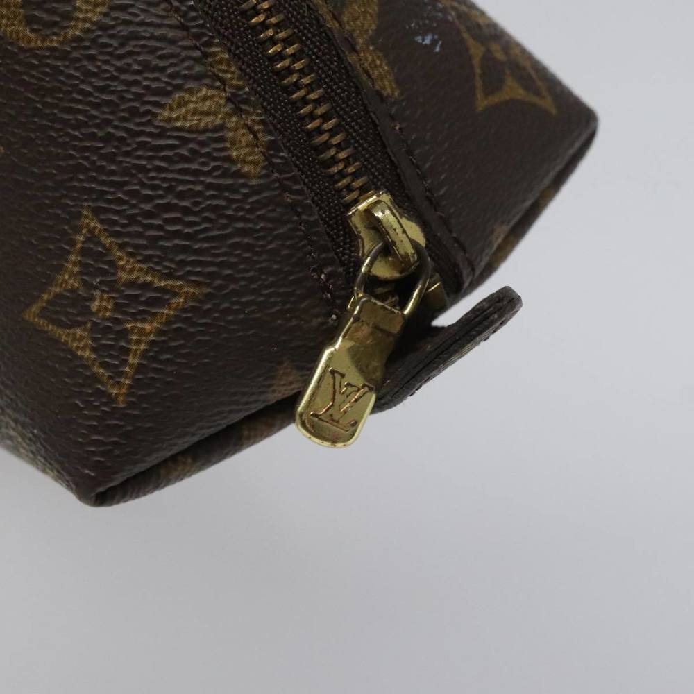 LOUIS VUITTON Monogram Trousse Demi Ronde Cosmetic Pouch M47520 LV Auth yk17035 - Picture 8 of 16